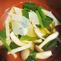 riea1130's cooksnap of when they made 湯葉としめじのお吸い物.