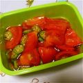 めだつさと's cooksnap of when they made トマトとオクラのサラダ.