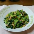 ゆうさんよりさん's cooksnap of when they made 小松菜とツナ缶deピリ辛炒め煮♪.