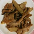 Lily322's cooksnap of when they made 豚肉、ごぼう、椎茸の甘辛煮.