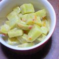 有希-yuki-'s cooksnap of when they made ✿さつまいものスゥイートチリマヨ和え✿.