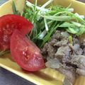 ＋SUN3's cooksnap of when they made シャリアピンポークステーキ.