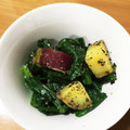 ニャゴママ's cooksnap of when they made さつま芋と小松菜の胡麻和え【減塩食】.