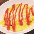 yuriwaffle's cooksnap of when they made 簡単＊包まないオムライス.