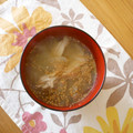 sumirenore's cooksnap of when they made 簡単コクうま〜☆舞茸バターごまみそ汁！.