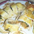 pora's cooksnap of when they made ヘルシー☆鶏胸肉キムチ巻き！.