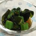 catnana's cooksnap of when they made オクラとわかめのお浸し[マクロビ].