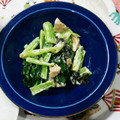 eiyoushi's cooksnap of when they made 給食で大好評！小松菜の磯マヨ和え☆.