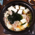 ❀ひよこのこ❀'s cooksnap of when they made お夜食に！ささみと白菜のササっと塩麹鍋.