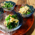 ゆしゅな's cooksnap of when they made 我が家の常連☆切干大根と法蓮草のおひたし.