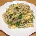 クック6U4NQX☆'s cooksnap of when they made 豚肉と卵で簡単鶏ガラ炒め！.