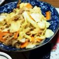 ★ｃｈａｉ娘★'s cooksnap of when they made 簡単で適当な回鍋肉風甘辛味噌炒め.