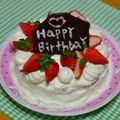 PPCAKE☆'s cooksnap of when they made 再現！例の(笑)バースデーケーキ.