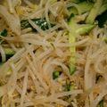 てぃちゃん0004's cooksnap of when they made ◆きゅうり＊ハム＊もやしの酢の物◆.