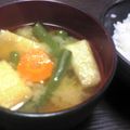 哉成あかえ's cooksnap of when they made インゲンとジャガイモの味噌汁.