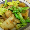 ssgw's cooksnap of when they made じゃがいもとキャベツのアンチョビ炒め.