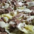 のすもも's cooksnap of when they made 簡単　豚肉とキャベツのチーズ乗せ.