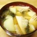 ぽりぽり拓庵's cooksnap of when they made 筍とじゃがいもの味噌汁♪.