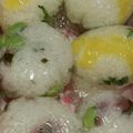 ひめは8's cooksnap of when they made 春色おむすび～エダマメと菜の花～.