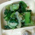 まちょんど's cooksnap of when they made チンゲン菜きゅうりのポン酢和え.