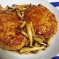 クック2YTXXF☆'s cooksnap of when they made 鶏ムネで★照り焼きハンバーグ（つくね）.