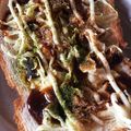H♡S's cooksnap of when they made たまごのせ☆お好み焼きトースト♪.
