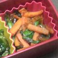 nosso's cooksnap of when they made スピード☆にら炒めおかか和え☆お弁当に.