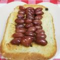 みっくママ's cooksnap of when they made 超簡単和風デザートースト！金時豆トースト.