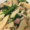 節約・ダイエット母's cooksnap of when they made たけのことほうれん草の和風炒め.