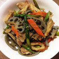 ゆうともままっち's cooksnap of when they made 蓮根とししとうのほっこりきんぴら.