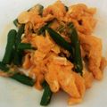 くー太郎まま's cooksnap of when they made インゲン炒り卵.