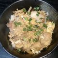 まってぃーふじん's cooksnap of when they made 簡単！めんつゆで作る♪きのこの親子丼.