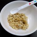 ＊ゆきまつ＊'s cooksnap of when they made 離乳食(後期)パンプディング～.