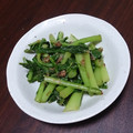 無題ちゃん's cooksnap of when they made かぶの葉と鰹節の炒め物.