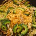 くっくのん's cooksnap of when they made ゴーヤの焼きそば.