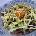 ちさとMAMA's cooksnap of when they made カツオのタタキの漬けマヨ卵丼.