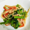 kasimayo's cooksnap of when they made 菜の花とカニカマのからし酢味噌和え♪.