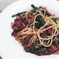 由起丸's cooksnap of when they made 大人の味 ホタルイカと菜の花のパスタ.