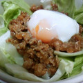 薄緑色's cooksnap of when they made とろ～っとたまごのせ♪坦々丼.