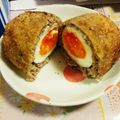 まろしま's cooksnap of when they made 簡単！半熟たまご★スコッチエッグ♡♥︎.