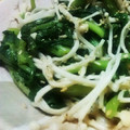 peachpies's cooksnap of when they made ♡春菊とエノキダケ♡の和え物♪副菜.