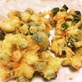 みもじゃ's cooksnap of when they made 長ねぎのかき揚げ☆フライパンで失敗知らず.