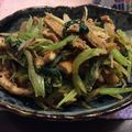 MarySK's cooksnap of when they made 葉ごぼうの炒め煮.