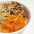 m282918's cooksnap of when they made 食欲そそる！簡単ビビンバ風丼◎.