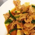 将太朗ママ's cooksnap of when they made 豚肉と山芋のシャキシャキ炒め.