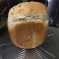セッチャン♪♪'s cooksnap of when they made HB 全粒粉クルミ食パン（早焼き）.