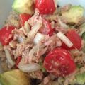 nososon's cooksnap of when they made アボカドとトマトのカフェ丼.