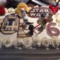 genngenn's cooksnap of when they made スターウォーズ☆ケーキ.
