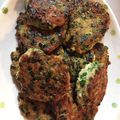 みやのい's cooksnap of when they made ニラと挽き肉の一口ハンバーグ♡.