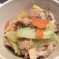 なつ★なつ's cooksnap of when they made キャベツと舞茸の油揚げ入り煮浸し.